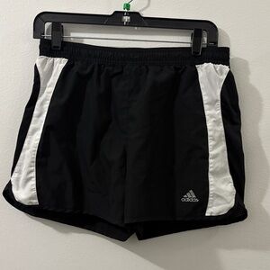 Adidas Women's Athletic Shorts in Black and White